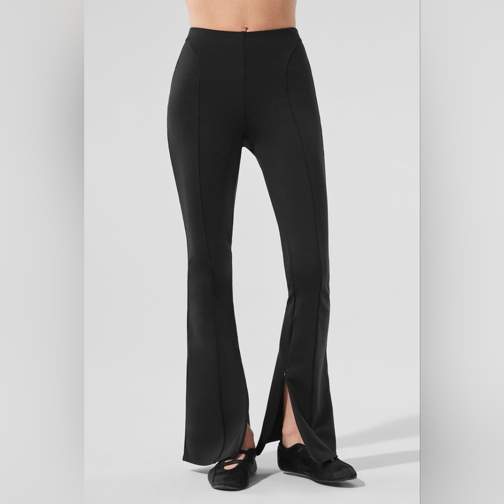 Alo High-Waist Zip It Flare Leggings (NWT),
